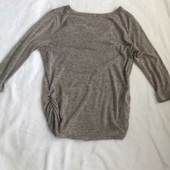 Grey Maternity Top - Picture 2 of 4